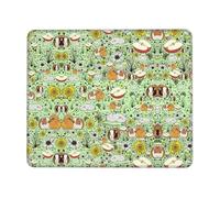 ASFgda Guinea Pig Print Mouse Pad With Stitched Edge,Comfortable Mouse Pad With Non-Slip Rubber Base For Computer/Cafe/Home/Office