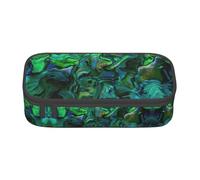 ASFgda Large Capacity Durable Abalone Nacre Printed Pencil Case,Portable Cosmetic Bag,Office Stationery Storage Bag.