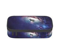 ASFgda Large Capacity Durable Abstract Universe Printed Pencil Case,Portable Cosmetic Bag,Office Stationery Storage Bag.