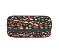 ASFgda Large Capacity Durable Japanese Sushi Shrimp Printed Pencil Case,Portable Cosmetic Bag,Office Stationery Storage Bag.