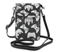 ASFgda Women'S Game Controller Printed Small Messenger Bag With Credit Card Slot Mobile Wallet