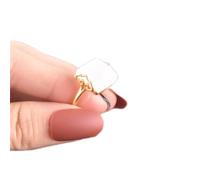 ASFKIPMF 18k Gold Chinese Style Natural Hetian Jade Antique Ring Xiangyun Hetian Jade Lady Temperament Simple Elegant Retro Open Jade Ring Rings Ring Jewelry Gift for Valentine and Mom （White）