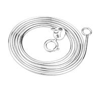 ASFKIPMF 3 Pieces 925 Sterling Silver 2mm Snake Chain Necklace Jewelry Italian Magic Snake Chain Necklace Jewelry for Men and Women(16-24 Inch) 20 Inch