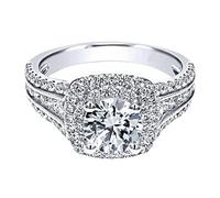 ASFKIPMF Fashion 925 Sterling Silver Princess Square Simulation Diamond Ring Double-Layer Super-Flash Zircon Ring 4ct Zircon Diamonds Stone Zircon Infinity Halo Engagement Wedding Ring Size O