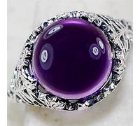 ASFKIPMF Natural Gemstone Garnet Peridot Amethyst Citrine Blue Topaz Birthstone Solitaire Engagement Rings for Women,CZ Teardrop Halo Ring Eternity Engagement Wedding Band Ring Sets for Women Size Q