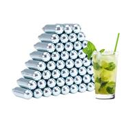 Asfolia CO2 Cartridges,8g CO2 Cylinders Soda Chargers for Sparkling Water Maker, Seltzer Water Chargers, Seltzer Soda Chargers, 50pcs 8g CO2 Cylinders for Portable Carbonated Water Maker