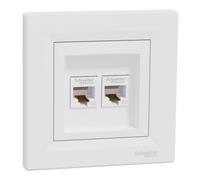 Asfora, computer socket 2x RJ45 cat.5e Asfora EPH4400121
