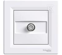 Antenna socket Asfora satellite end 1 dB white with EPH3700121