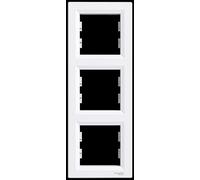 asfora - Set of 3 vertical frames, Schneider Electric, Colour, White, New