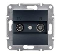 Asfora TV Socket End Without Frame Charcoal EPH3300171