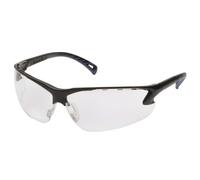 ASG Clear Black Frame Safety Glasses