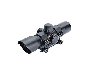 Asg Strike Systems Red Dot Point 30mm Green and Red with Adult Mount, Unisex, Black, One Size