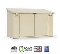 Asgard Access 7X4 Garden Shed Cream