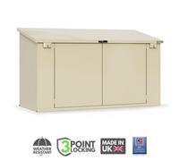 ASGARD Access Plus Bike Shed For 29Ers Cream