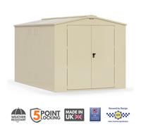 ASGARD Gladiator High Security 7X11 Garden Shed Cream