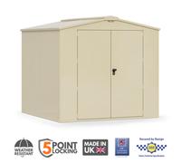 ASGARD Gladiator High Security 7X7 Garden Shed Cream