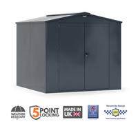 ASGARD Gladiator High Security 7X7 Garden Shed Grey