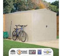 ASGARD Gladiator High Security 7X11 Garden Shed Cream