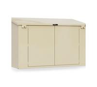 Asgard Maxess Electric Ready Pro Bike Shed In Cream