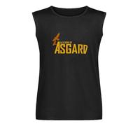 Asgard Old Gods of Asgard Vest Tank T-Shirt Cotton Men Black Sleeveless Tee L