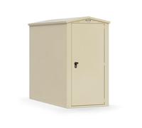 Asgard Sentry Electric Ready Bike Shed X2 Cream