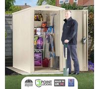 Asgard Sentry 3X7 Garden Shed Cream
