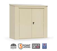 ASGARD Trojan Plus Bike & Garden Shed Cream