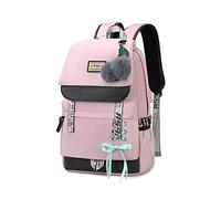 Asge Girls Backpack School Bags for Girls Nylon Waterproof College Rucksack Fashion Casual Daypack Women Bookbag Boys Schoolbag Teenagers Durable Unisex Student Backpacks