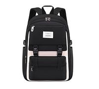 Asge School Backpack Girls Teenager Waterproof School Backpack School Bag Class 3-5 Child Book Bag for Teenage Girls Gift, black, standard size,