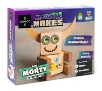 Ash & Co Woodwork Kit for Kids - Build Your Own Monster Toy | STEM Craft Kit | Educational Building Activity | DIY Kit Age 5+ | Made in UK