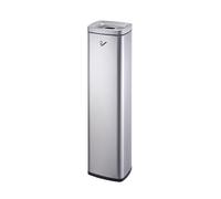 Ash Column Hotel Lobby Smoke Extinguishing Column, Outdoor Standing Cigarette Butt Collection Bucket Cigarettes Ashtray(Silver)