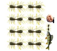 Ash Da Per Acqua Salata - Esca Morbida per Pesce Gatto - Ash Siliconiche 8 Pezzi per Luccio Persico Trota Pesce Gatto Perca da Riva Sponda Lago Fiume