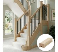 Ash Handrail Lhr 3.6M - 13mm Groove For Square Metal Spindles Uk Manufactured Traditional Products Ltd