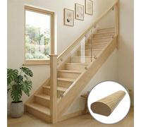 Ash Handrail Oval 1.2M - No Groove Uk Manufactured Traditional Products Ltd