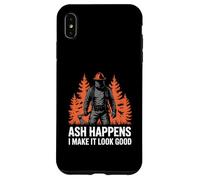 Ash Happens I Make It Look Good Wildland Firefighter Case for iPhone XS Max