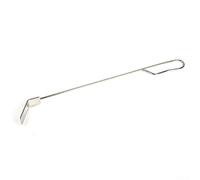 Ash Removal Tool Stainless Steel Ash Pan for Kamado Joe Classic Grill - Heavy Duty Ash Poker & Rake for Charcoal BBQ Cleaning 18 Inch