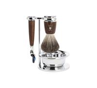 MÜHLE RYTMO Steamed Ash 4-piece Pure Badger / Fusion Shaving Set (S81H220SF)