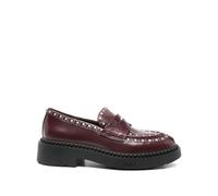 Ash studded leather loafers - Red 40