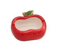 Ash Tray Ceramic Red Apple Ashtray For Bedroom Living Room Cute Funny Decoration Ornaments Ashtray For Outside Patio