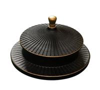 Ash Tray Mutton Fat Jade Temple Of Heaven With Lid For Home Fashionable Anti-fly Ash Living Room Household Ashtray Ashtray For Outside Patio(3)