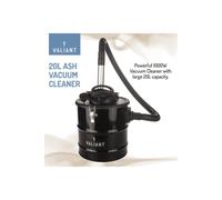 Ash Vacuum for Fireplaces, Stoves and BBQ 20 Litre Valiant Black One Size