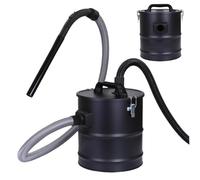 Ash Vacuum for Pellet Stoves, 20L/5.2 Gallon Wet ＆ Dry Use Ash Vacuum with Pipe, Portable for Christmas Wood Fireplace, Pellet Grill, Fire Pits