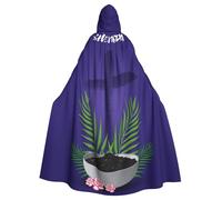 Ash Wednesday Halloween Witch Cloak Unisex Hooded Cloak For Festive Party Costume