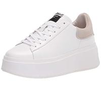Ash Women's Moby Sneaker-Stylish, Comfortable, Versatile Footwear for Everyday Wear, Lace-Up Design, Durable Sole, White/Eggnug, 6 UK