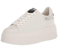 Ash Women's Moby Studs Sneaker, White/White, 5 UK