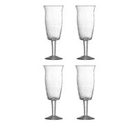 Asha wine glasses in recycled glass - Set of 4 Transparent one size