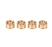 ASHATA 1/30 RC Crawler Car Wheel Rim Replacement Brass Hub Kit for AXIAL SCX30 Lowered Center of Gravity 4PCS