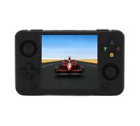 ASHATA 10000+ Games in 1Handheld Game Console, 4 Inch IPS Color Screen Retro Gaming Console, Classic Games Open Source Portable Retro Game16G+64G R40S (Black)