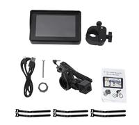 ASHATA 1080P HD Bike Rear View Camera System with Sunshade Display for Mountain, Road Bikes, ABS, Black (Small Square Rear View Camera)
