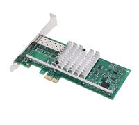 ASHATA 10GB PCI E X1 Network Card, Ethernet Adapter Card, for 82599EN Chip PCB Ethernet Fiber Network Module, SFP+ X1 Interface